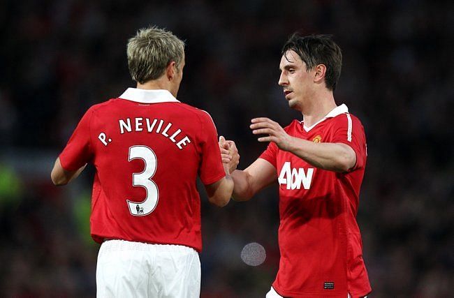 Gary and Phil Neville were part of Man United Class of '92